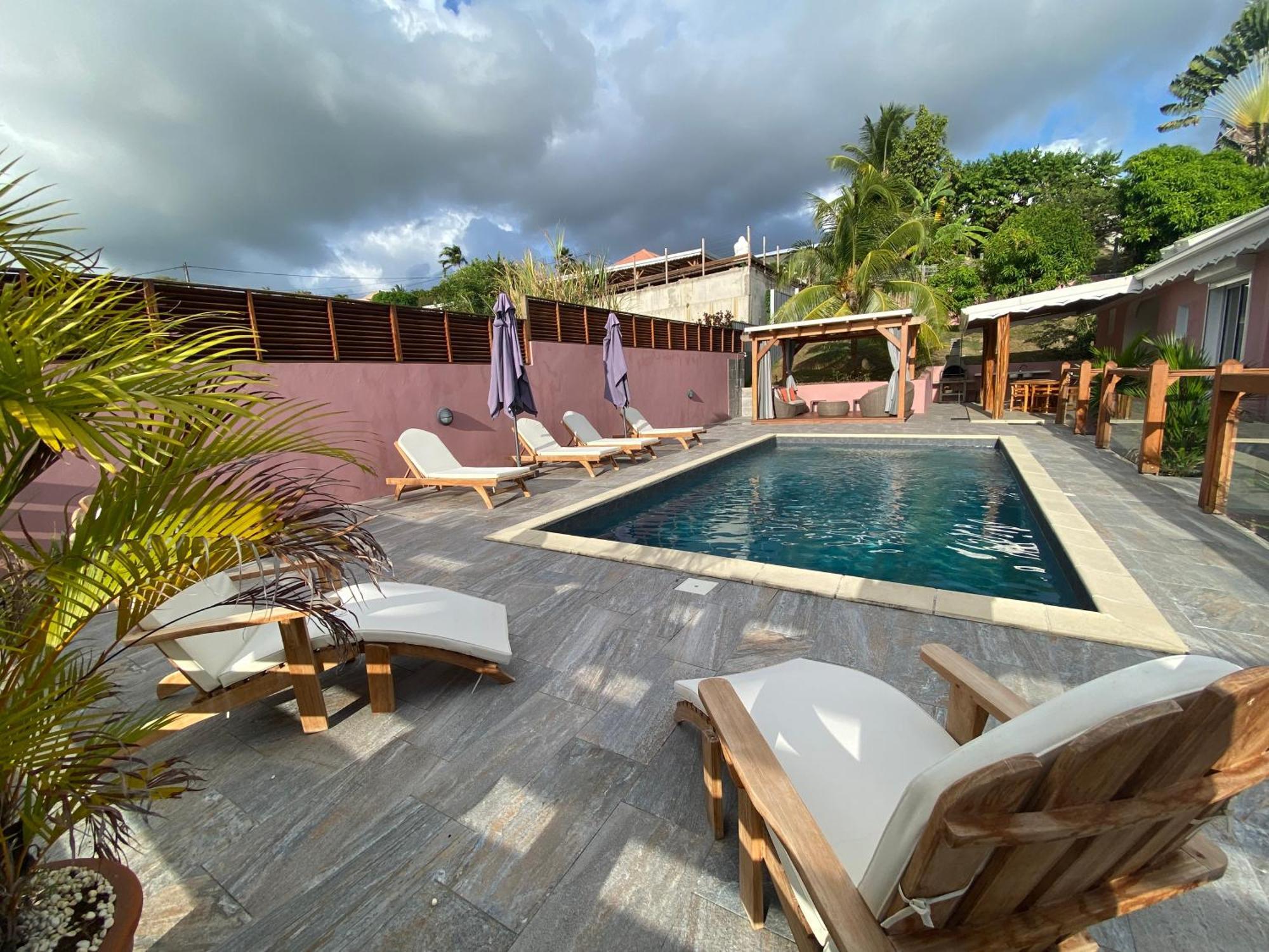 סנט-לוס Villa Avec Piscine, Vue Sur Mer, Rocher Du Diamant מראה חיצוני תמונה